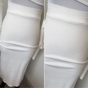 White Pencil Skirt